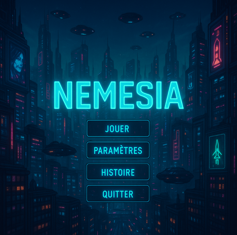 Menu principal NEMESIA